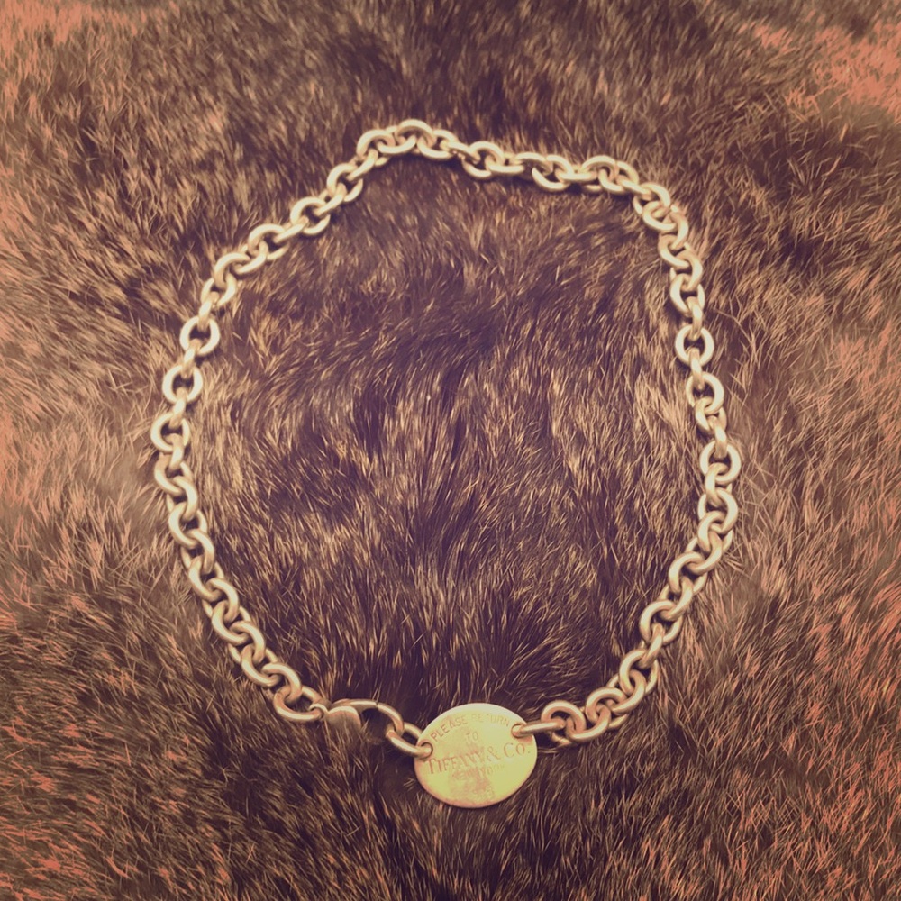 Tiffany & Co. silver choker necklace
